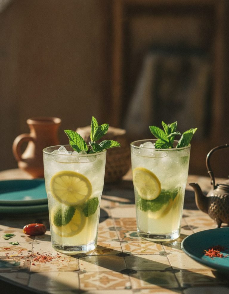 Fresh Mint Tea Lemonade
